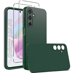 Etui SOFT MATT CASE do Samsung Galaxy A35 5G + 2X SZKŁO HARTOWANE