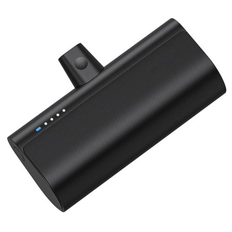 Powerbank mini USB-C 5000 mAh mały ładowarka z wbudowanym złączem Typ C
