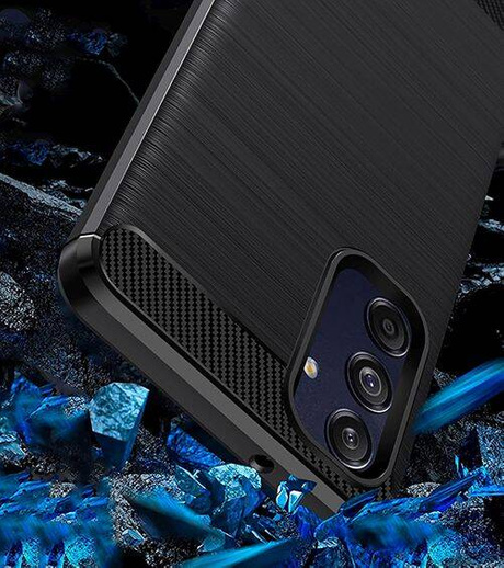 Etui do SAMSUNG GALAXY M55 5G KARBON CASE pancerne + SZKŁO