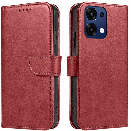 Etui do Oppo A6 Pro 5G SKÓRZANE SKIN + 2x SZKŁO HARTOWANE 9H