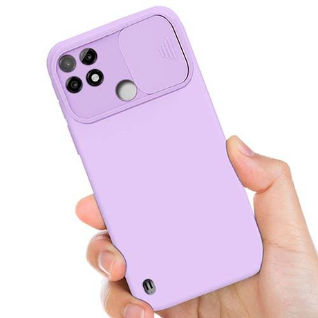 Etui do Realme C21 CAMSHIELD Silicone + SZKŁO HARTOWANE