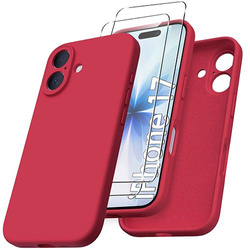 Etui do iPhone 17 SILICONE CASE + 2x SZKŁO SZYBKA