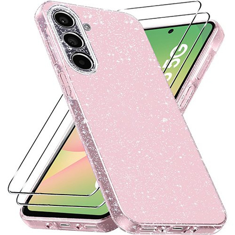 Etui do Samsung Galaxy A56 5G BROKAT CASE + 2x SZKŁO HARTOWANE