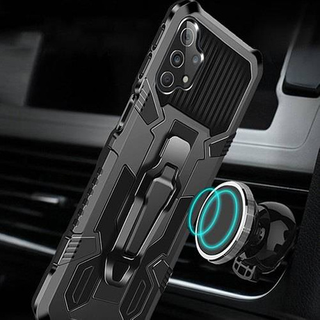 Etui do Samsung Galaxy A32 4G CASE PANCERNE TANK + SZKŁO HARTOWANE
