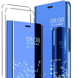 Etui do Samsung Galaxy S24 Ultra CLEAR VIEW Cover Case + 2x SZKŁO SZYBKA 9H