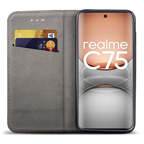 Etui do Realme C75 / Realme 14X 5G SMART MAGNET CASE + 2X SZKŁO HARTOWANE