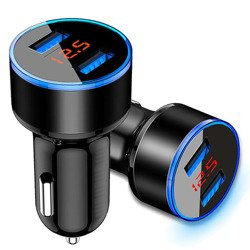 Ładowarka samochodowa 2x USB uniwersalna FAST CHARGE 3,1 A