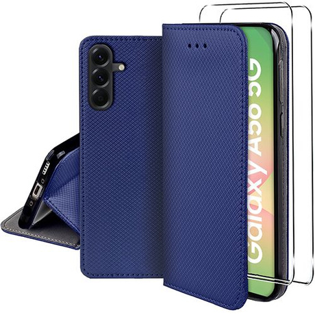 Etui do Samsung Galaxy A56 5G SMART MAGNET CASE + 2X SZKŁO HARTOWANE