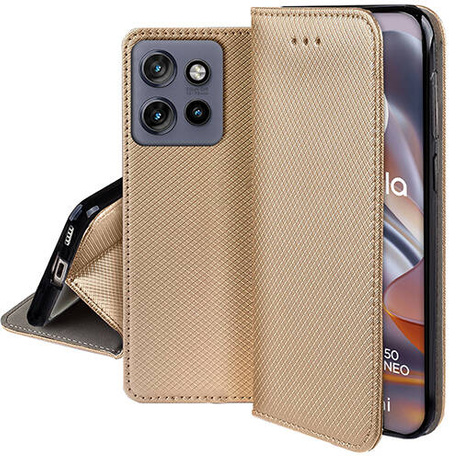 Etui do Motorola Edge 50 Neo SMART MAGNET CASE + SZKŁO HARTOWANE