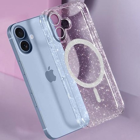 Etui do iPhone 17 do Magsafe Clear Shine  + SZKŁO HARTOWANE 5D