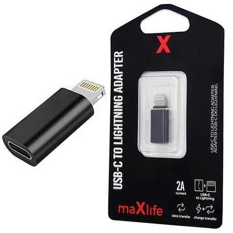 MAXLIFE ADAPTER PRZEJŚCIÓWKA USB-C do IPHONE LIGHTNING