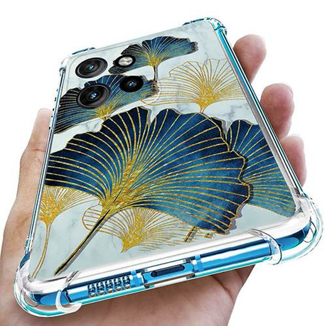 Etui do Motorola Edge 50 Neo wzory CASE + SZKŁO HARTOWANE