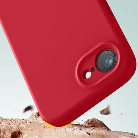 Etui do iPhone 16e SILICONE CASE + 2x SZKŁO HARTOWANE