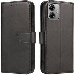 Etui do Motorola Moto G54 5G SKÓRZANE SKIN Portfel Case + SZKŁO HARTOWANE