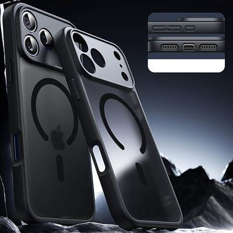 ETUI do iPhone 17 Pro do MagSafe Magnetyczne Matowe Matt + 2x SZKŁO 5H