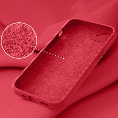 Etui do iPhone 16e SILICONE CASE + 2x SZKŁO HARTOWANE