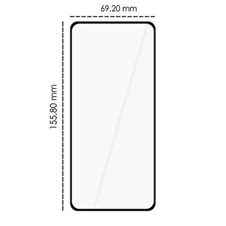 SZKŁO HARTOWANE 5D do  MOTOROLA MOTO G52 / G72 / G82 szybka na cały ekran 