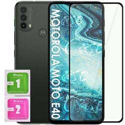 SZKŁO HARTOWANE 5D do MOTOROLA MOTO E40 E30 E20 szybka na cały ekran 