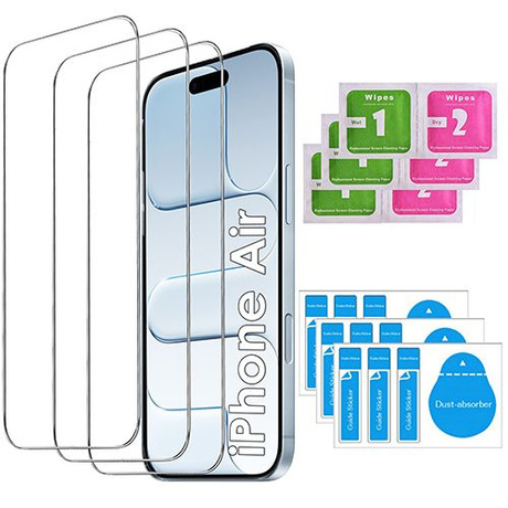 3x SZKŁO HARTOWANE 9H do iPhone Air