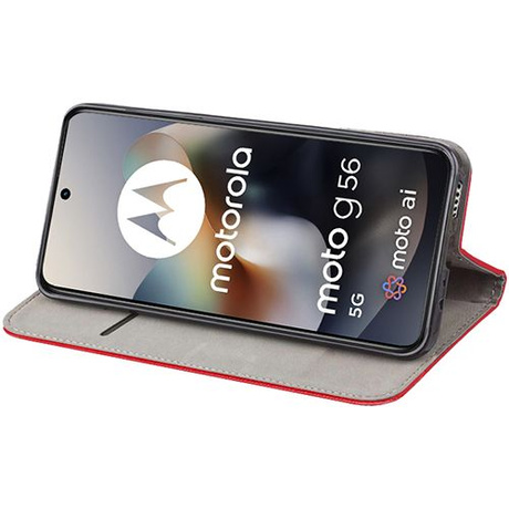 Etui do Motorola Moto G56 5G SMART MAGNET CASE + 2X SZKŁO HARTOWANE