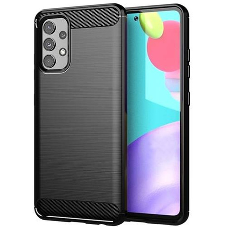 Etui do Samsung Galaxy A52 5G KARBON CASE pancerne + SZKŁO