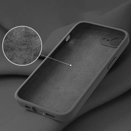 Etui do iPhone 16e SILICONE CASE + 2x SZKŁO HARTOWANE