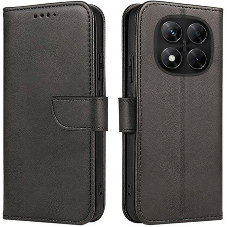 Etui do Xiaomi Redmi Note 14 Pro 5G SKÓRZANE SKIN + 5D SZKŁO HARTOWANE