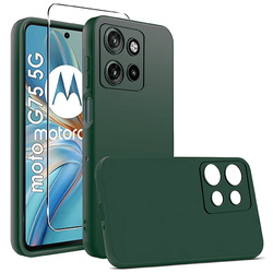 Etui SOFT MATT CASE do Motorola Moto G75 5G + SZKŁO HARTOWANE