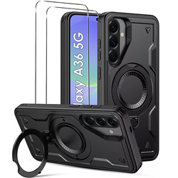 ETUI do Samsung Galaxy A36 5G PANCERNE MAGNETYCZNE MATT CASE + 2X SZKŁO