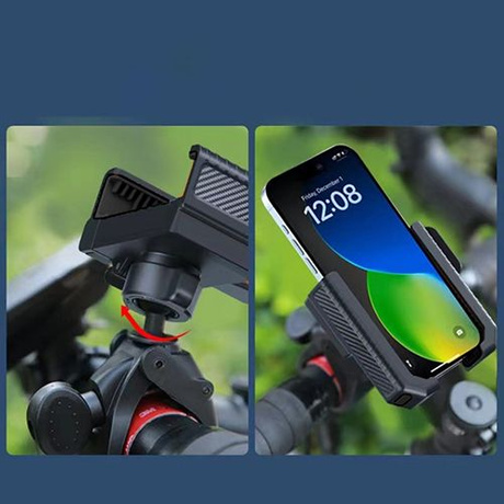 UCHWYT ROWEROWY NA TELEFON MOTOCYKLOWY UCHWYT NA KIEROWNICĘ MOCNY REGULACJA