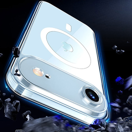 Etui do iPhone Air DO MAGSAFE WZMACNIANE MAGNETYCZNE OBUDOWA + 2x Szkło 9H