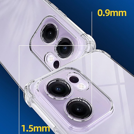 Etui do Oppo Reno 13F 5G / 13 FS 5G ANTI SHOCK CASE + 2x SZKŁO HARTOWANE