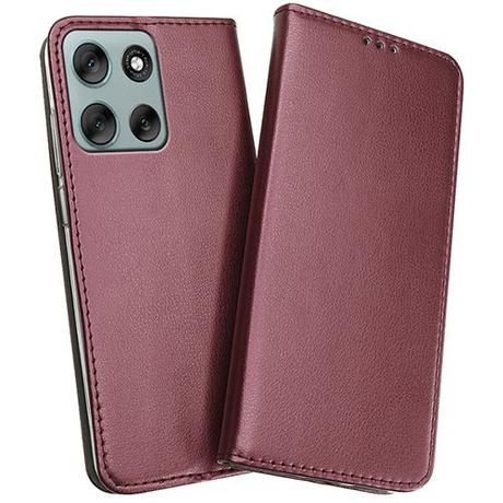 Etui do Motorola Moto G56 5G skórzane magnetyczne z klapką + 2x SZKŁO HARTOWANE