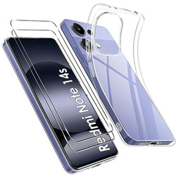 Etui SLIM CASE do Xiaomi Redmi Note 14s + 2x SZKŁO HARTOWANE