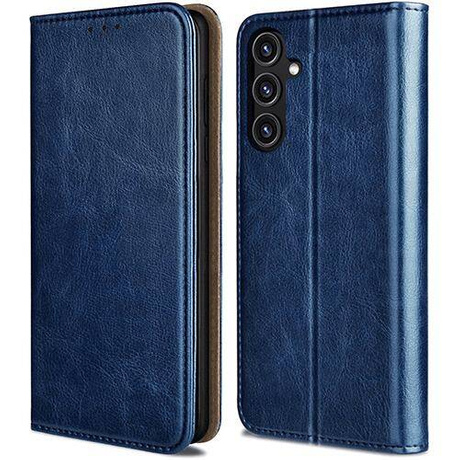 Etui do Samsung Galaxy A15 4G / A15 5G SKÓRZANE PORTFEL CASE + SZKŁO HARTOWANE