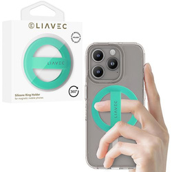 Liavec UCHWYT POSTAWKA DO MAGSAFE HOLDER RING 360° NA TELEFON PALEC