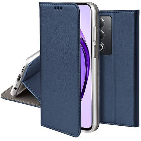 Etui do Oppo A80 5G skórzane magnetyczne z klapką + SZKŁO HARTOWANE