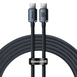 KABEL USB-C TYP C 100W 5A PD QC SZYBKI MOCNY PRZEWÓD W OPLOCIE 2 METRY