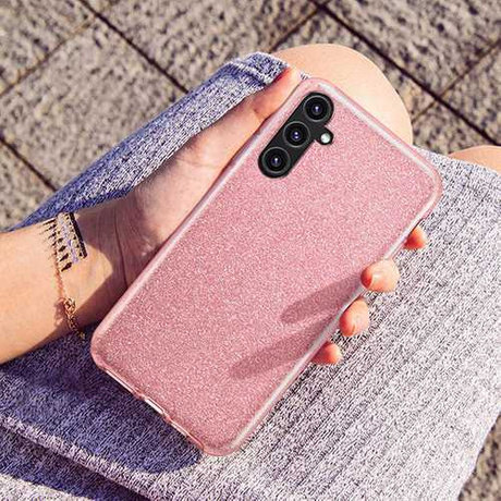 Etui BLING BROKAT CASE do Samsung Galaxy A14 4G / 5G + SZKŁO HARTOWANE