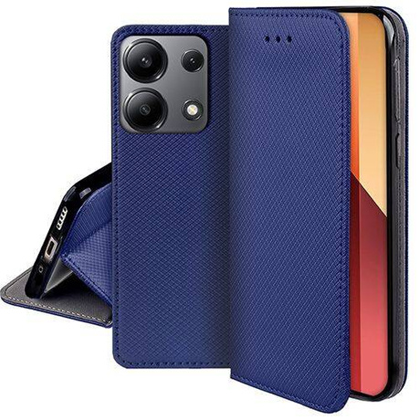 Etui do Xiaomi Redmi Note 13 Pro 4G SMART MAGNET CASE + SZKŁO HARTOWANE