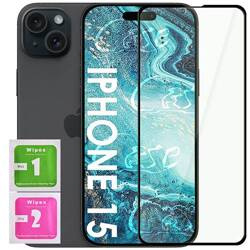 SZKŁO HARTOWANE 5D do iPhone 15 szybka na cały ekran