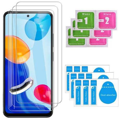 3x SZKŁO HARTOWANE 9H do Xiaomi Redmi Note 11 / 11S