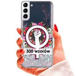 Etui do Samsung Galaxy S22 brokatowe wzory CASE + SZKŁO
