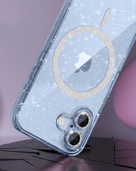 Etui do iPhone 17 do Magsafe Clear Shine  + SZKŁO HARTOWANE 5D