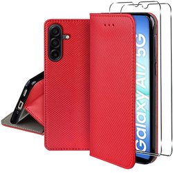 Etui do Samsung Galaxy A17 5G SMART MAGNET CASE + 2X SZKŁO HARTOWANE