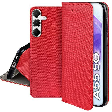 Etui do Samsung Galaxy A55 5G SMART MAGNET CASE + SZKŁO HARTOWANE