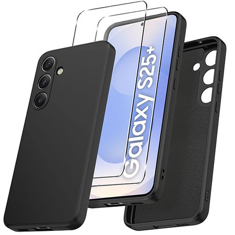 Etui do Samsung Galaxy S25 Plus 5G SILICONE CASE + 2x SZKŁO HARTOWANE