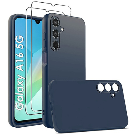 Etui SOFT MATT CASE do Samsung Galaxy A16 4G / 5G + 2X SZKŁO HARTOWANE