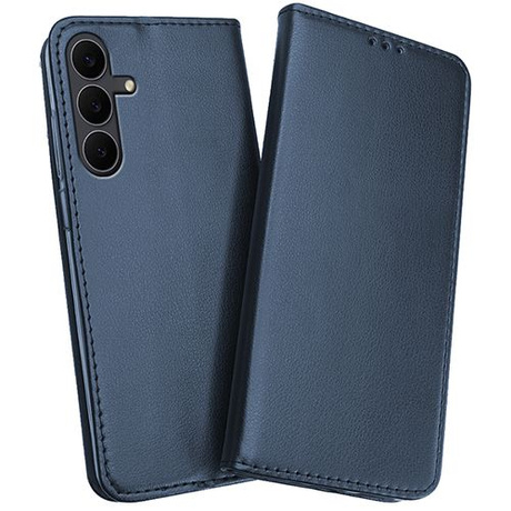 Etui do Samsung Galaxy S25 FE skórzane magnetyczne z klapką + SZKŁO HARTOWANE