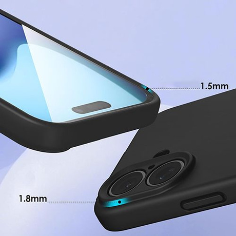Etui do iPhone 17 SILICONE CASE + 2x SZKŁO SZYBKA